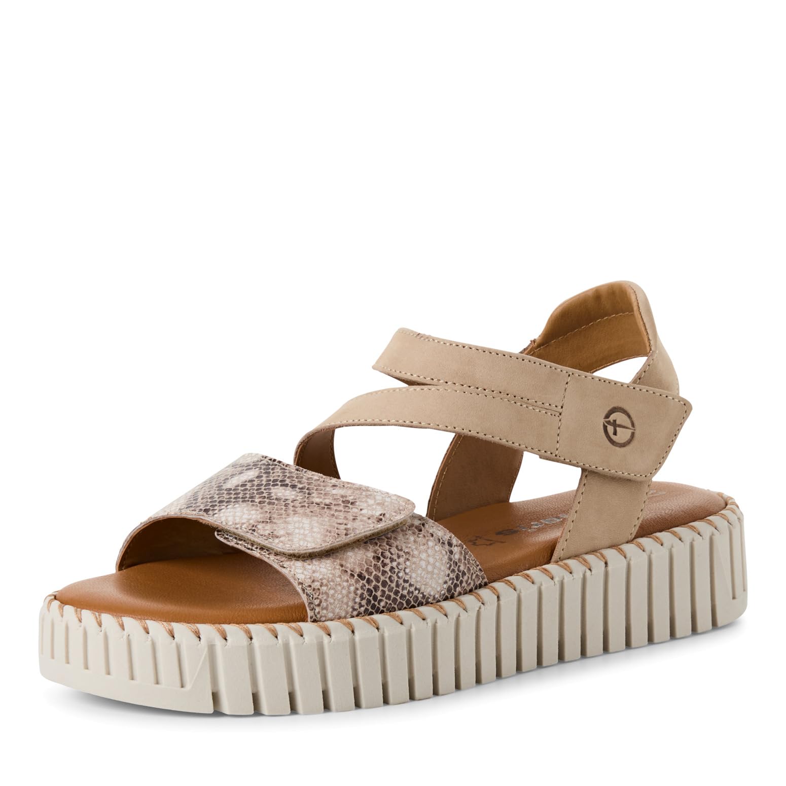 Tamaris Women's 1-28706-44 Sandal, Antelope Comb, 7.5 UK