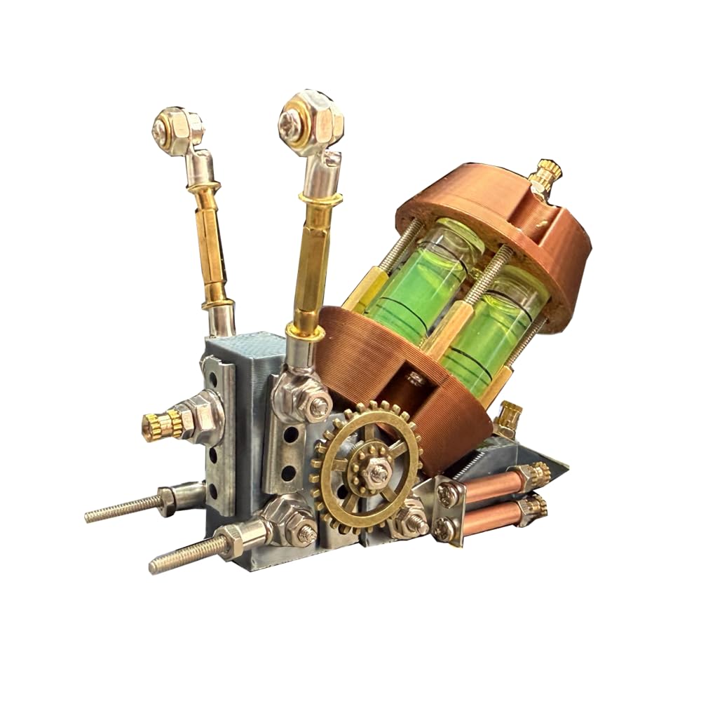 Steampunk 3D Metal Puzzles Snail Insect Model Kit, 104PCS Mechanical 3D DIY Assembly Jigsaw Brain Teaser Collectible Display Piece Model Gift