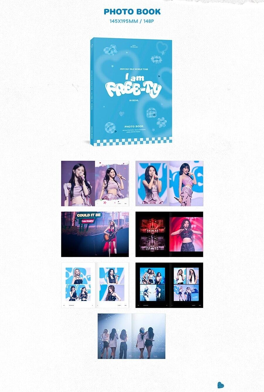 （G）I-DLE / I am FREE-TY DVD G) I-DLE I am FREE-TY World Tour In Seoul DVD Version Disc+