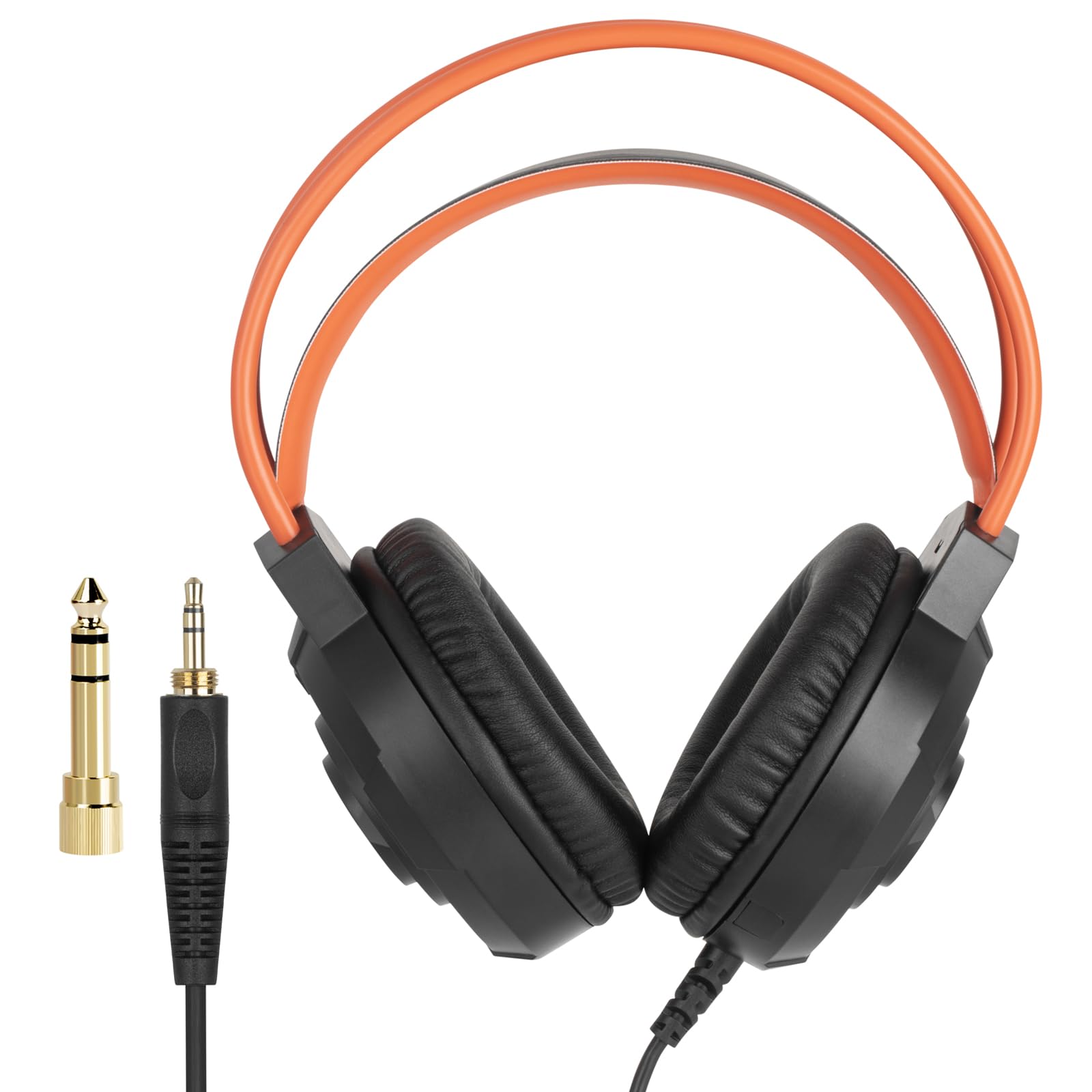 SATONE Cuffie per monitor da studio, con cancellazione del rumore, registrazione audio per cuffie, monitor audio, jack audio da 3,5/6,35 mm per mixare amplificatori per chitarra DJ, tastiera podcast