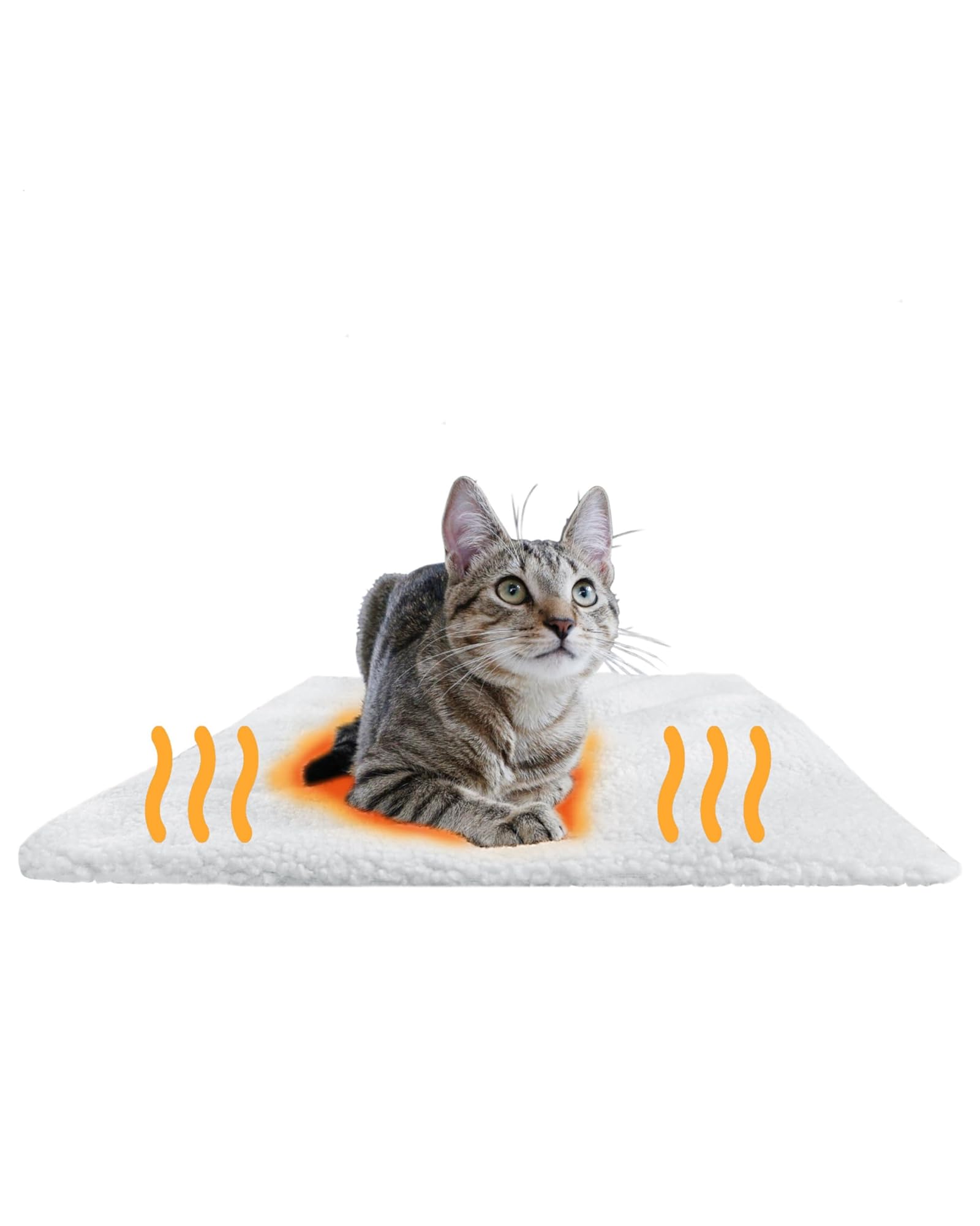 PiuPet ® Selbstheizende Katzendecke I 60x45cm I Heizdecke ohne Strom I