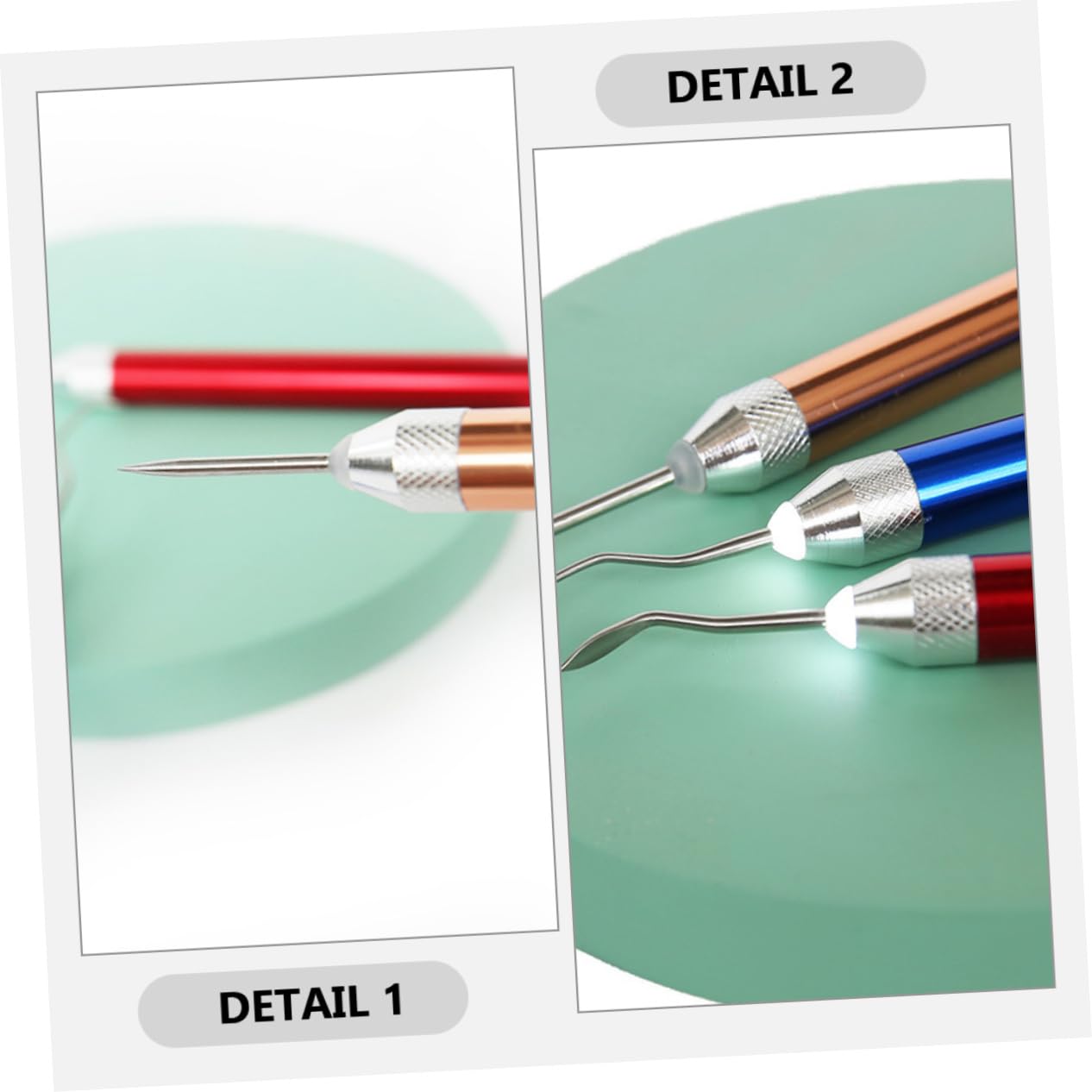 DOITOOL 5 Juegos Herramientas de Desmalezado de Vinilo DIY Kit de Accesorios Manualidades Compatible Incluye Puntas Proyectos y Decoración