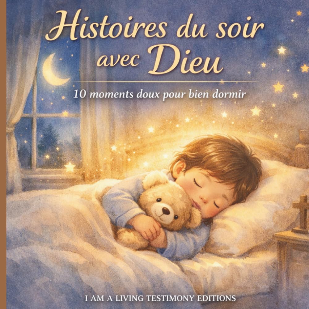 Histoires du soir avec Dieu : 10 histoires chrétiennes apaisantes pour enfants – Livre du coucher pour bien dormir, prière, foi et confiance (4-8 ans)