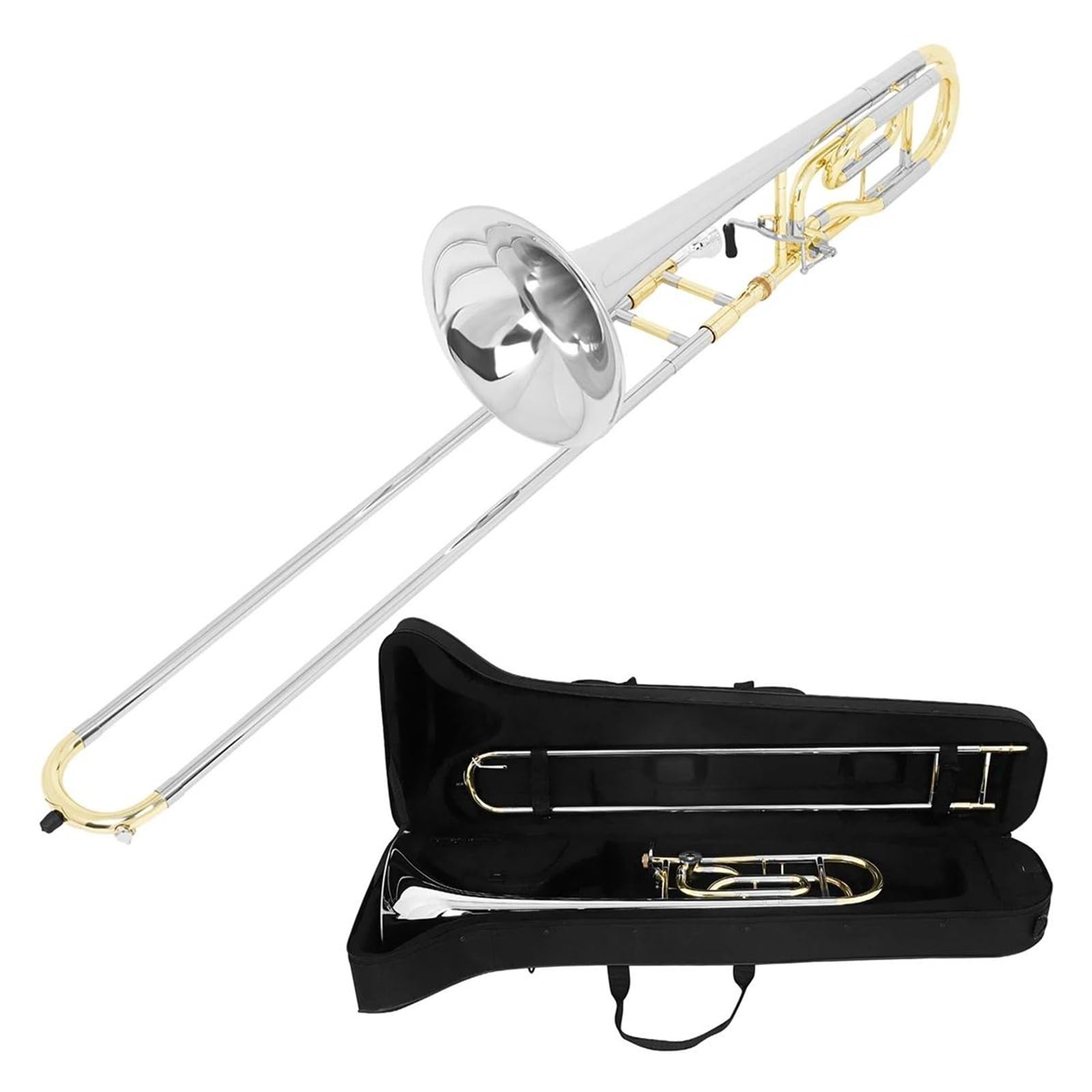 Puzon Zestaw profesjonalnych instrumentów dętych blaszanych B dur tenorowy