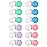 12PCS Colorful Contact Lens Case, Immersion Kit, Leak-Proof Packaging, Suitable for Outdoor Mini Case Screw Top
