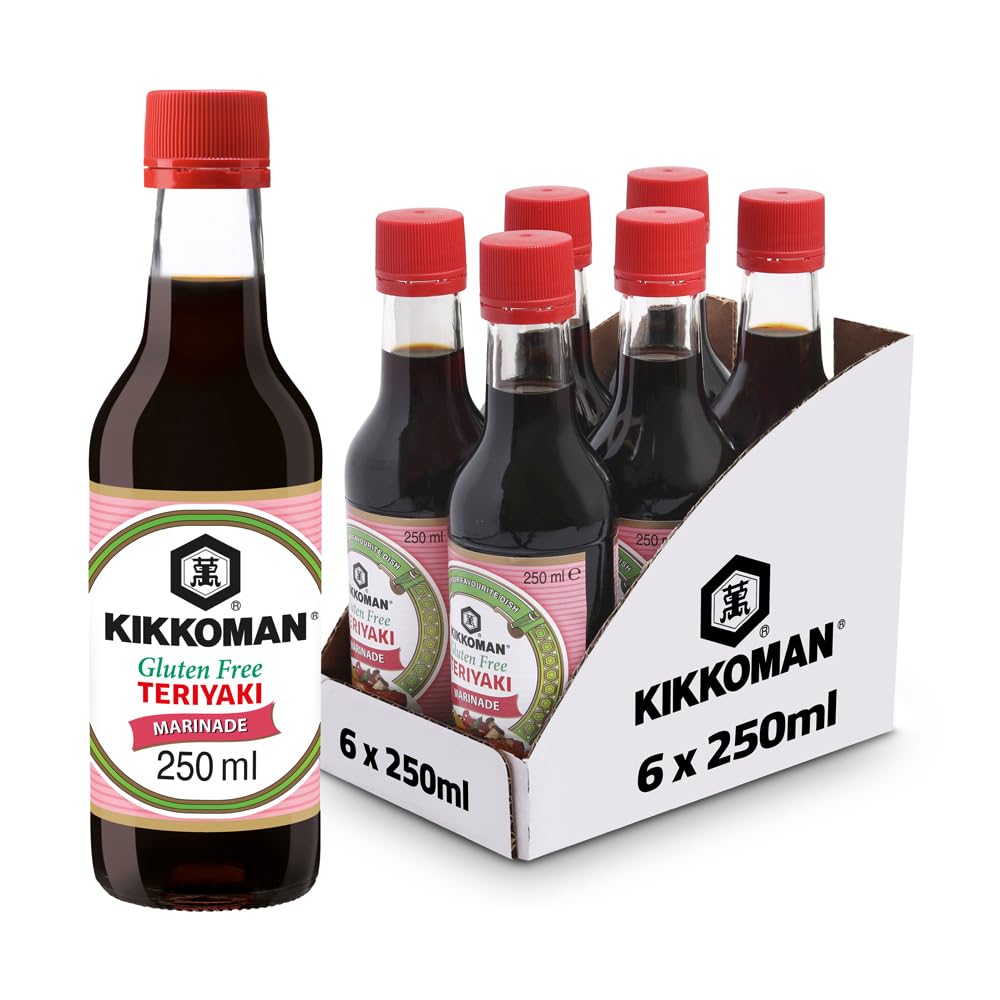 – Gluten Free Teriyaki Marinade & Sauce, 250ml (Pack of 6)