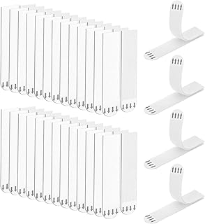 60 Pieces Command Strips Velcro Command Strips Command Large Picture Hanging Strips，Non Destructive and Detachable Command Strips Heavy Duty，Suitable for Christmas Decorations