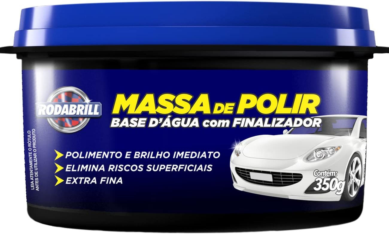 Massa De Polir Com Finalizador 350G, Rodabrill