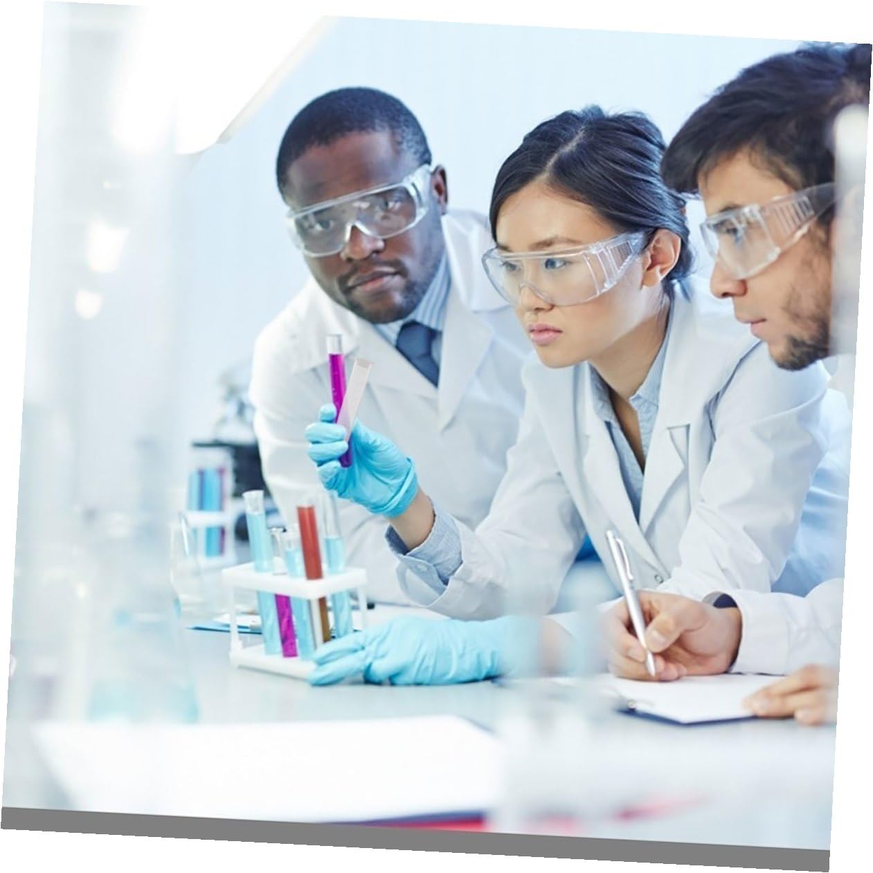 Ipetboom 200 Provette da Centrifuga Tappo 10 Ml, Tubi Scala Graduata Trasparente per Laboratorio Scientifico e Sperimentale, Contenitori per Campioni Liquidi Chiusura a Tenuta per Uso