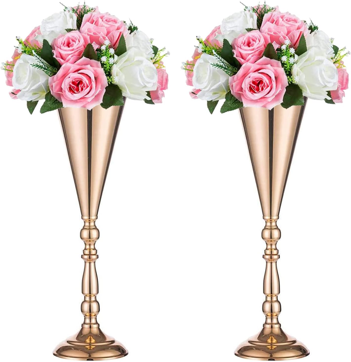Inweder Künstlicher Blumenstrauss Hochzeitsdeko Tisch - 2