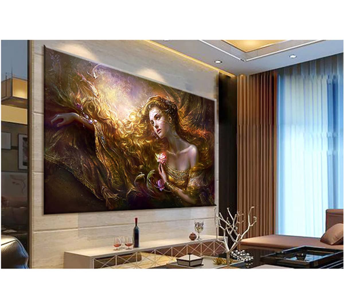Instarry Fai da Te 5D Diamond Painting Kit Fiori Pittura