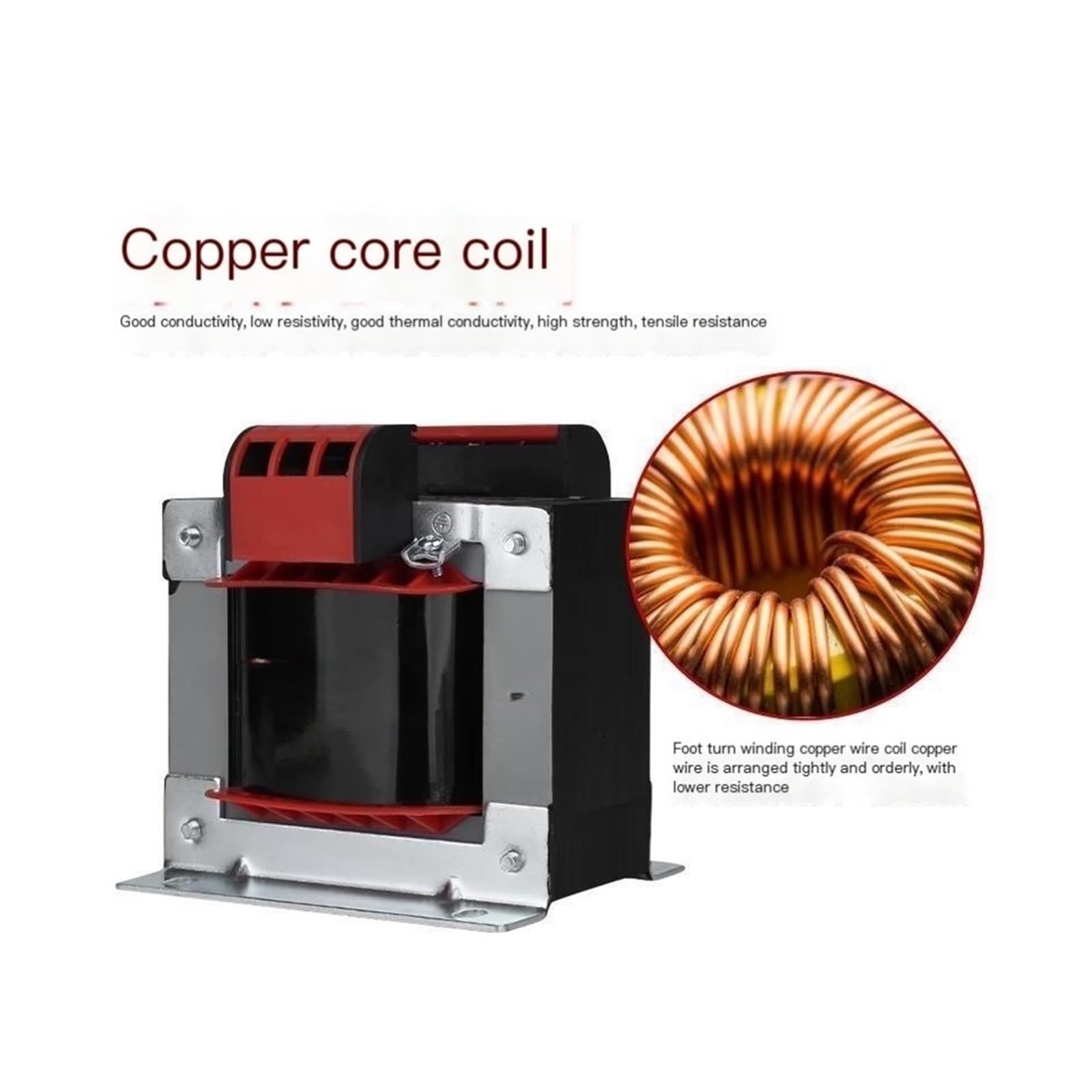 Amazon.co.jp: (BK 250) 36V制御トランス：380V～220V単相ソリッド銅