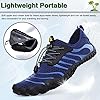 Barefoot Water Shoes Mens Womens Aqua Sea Swim Beach Shoes Mens Surf Quick Dry Ladies Lightweight Sport Wet Pool Diving Unisex Blue #3