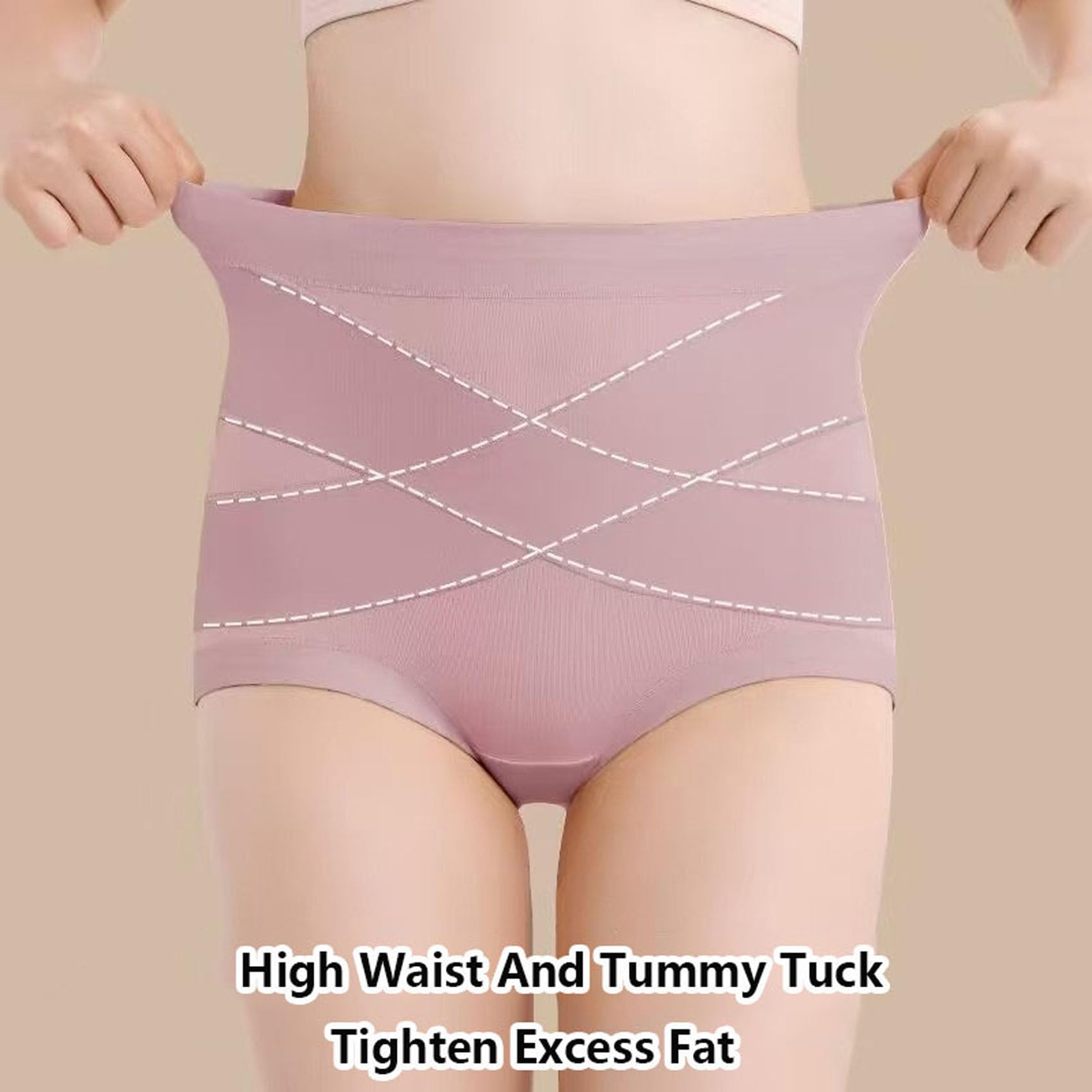VZXATYOP Ropa Interior Moldeadora A Prueba De Fugas For Mujeres Soporte Adelgazante con Comodidad Invisible Bragas Absorbentes Sin Costuras For Incontinencia Leve