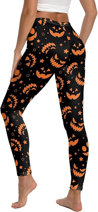 Legging D'Halloween Avec Contrôle Du Ventre En Forme De
