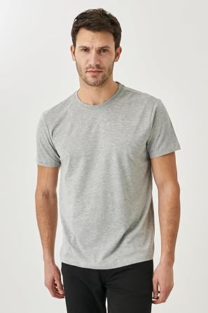 AC&Co/Gold Star Classics Slim Fit Slim Fit Slim Fit 100% Cotton Bike Collar Short Sleeve T-Shirt