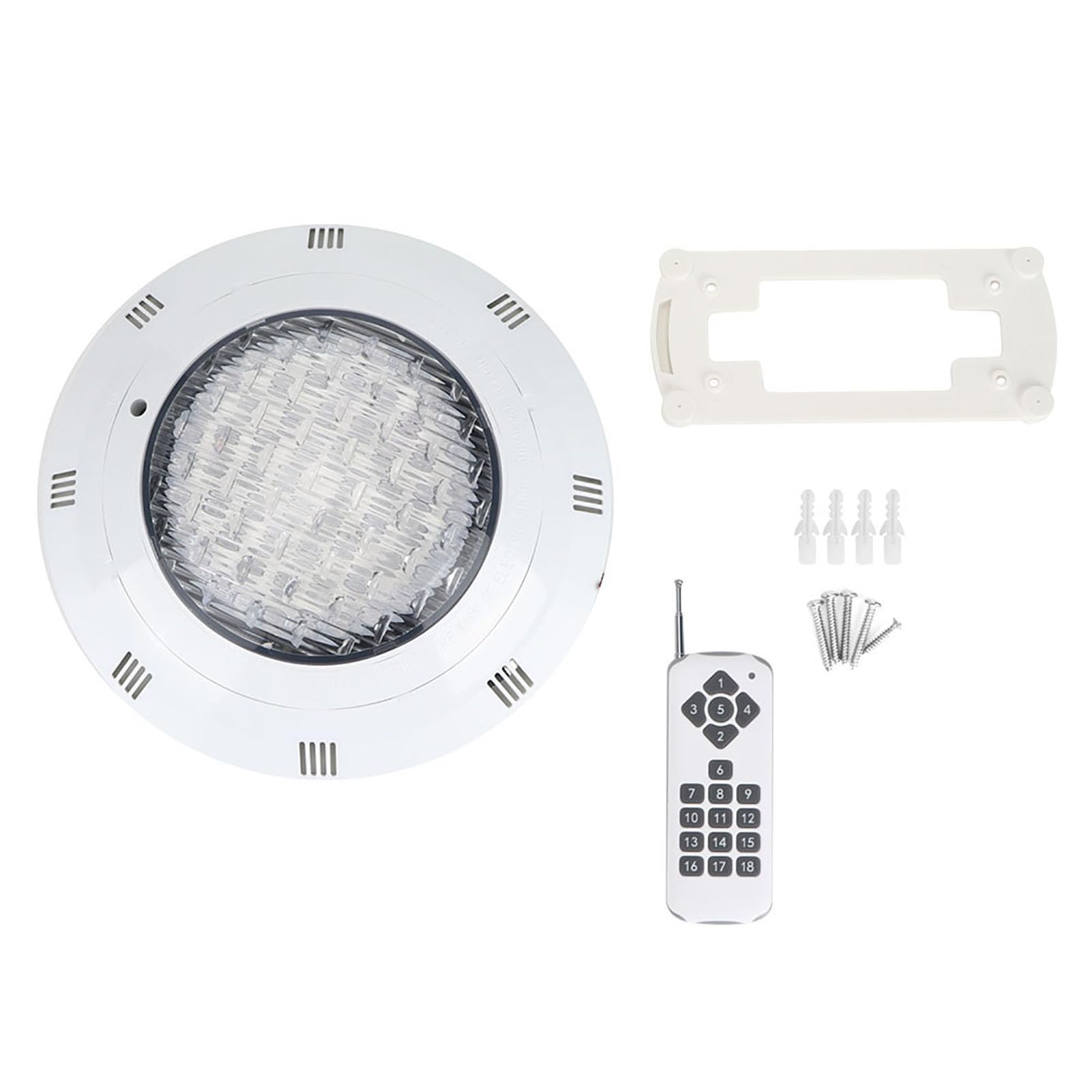 72W 360LED Poolbeleuchtung Unterwasser Licht, Wasserdichte Farbwechsel LED Light, Wiederaufladbar Unterwasserbeleuchtung für Schwimmbad, Teich, Brunnen