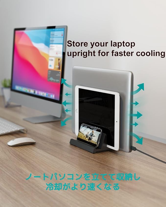 Soporte Vertical Ajustable para Laptop 11-17.3 Pulgadas miniatura 6