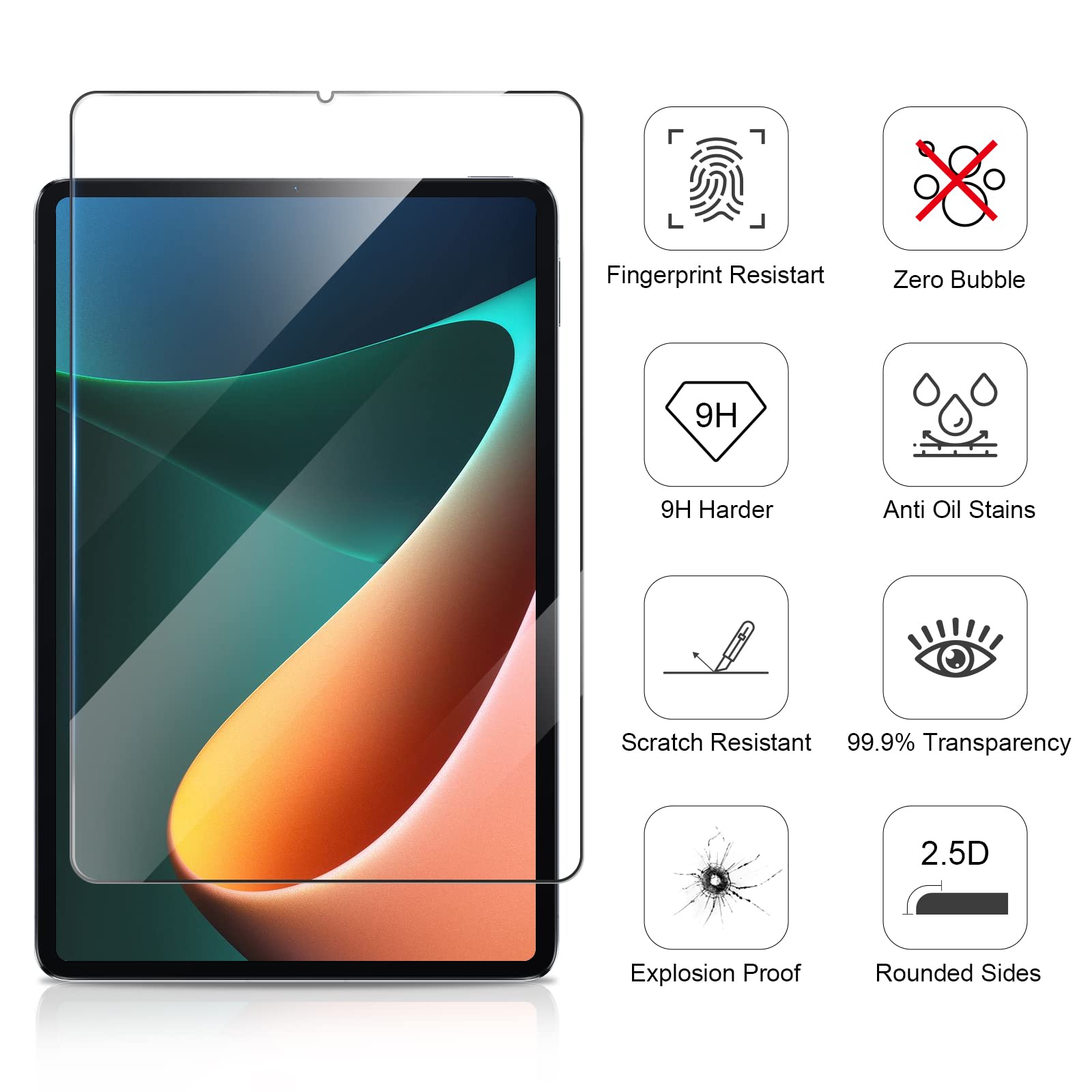 Protezione Schermo Realme 2 Protezioni Vetro Temperato Per + - Panzer Folie 9H, Antigraffio, Anti-impronte Realme 9 Pro