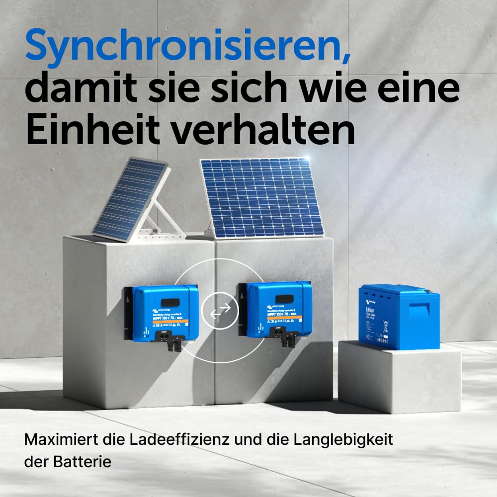 Victron Energy SmartSolar MPPT MC4 VE.Can 150V 70 Amp 12/24/36/48-Volt Solar Laderegler (Bluetooth)