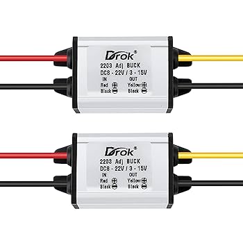 Amazon.co.jp: 防水DCバックコンバータ電圧レギュレータ8-22V～3