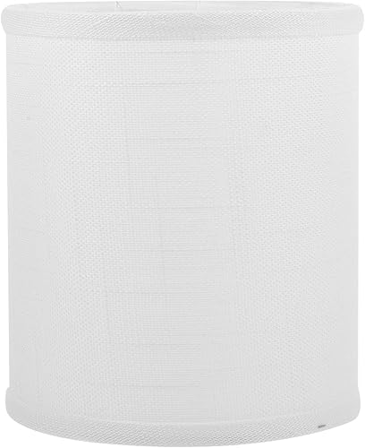 Lámpara de mesa, pantalla de tela E27E14, pantalla de tambor de tela, cubierta de lámpara de pared, pantalla de lámpara de araña para lámpara de