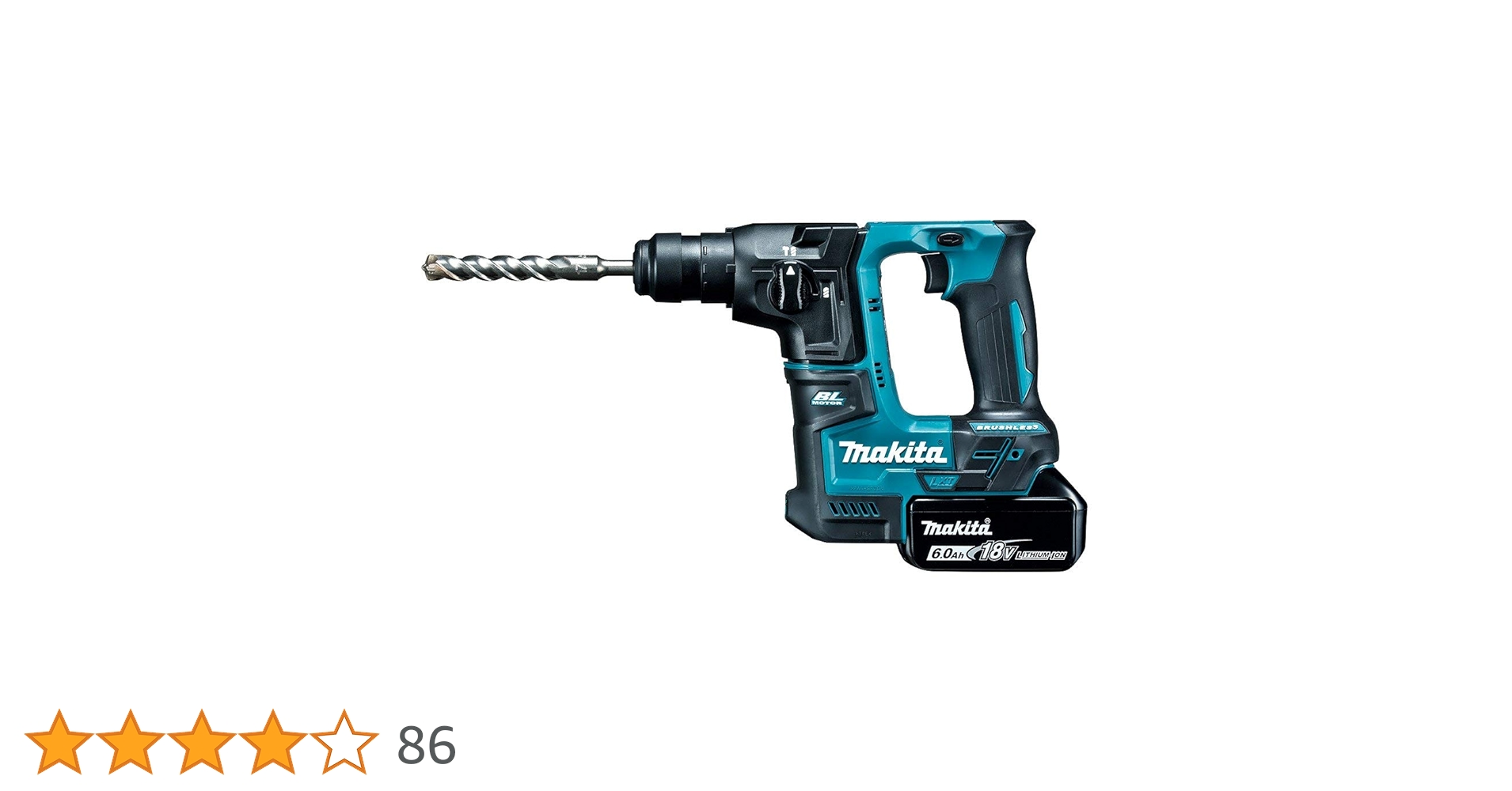 Amazon | マキタ 充電式ハンマドリル18V 17mm SDS+ バッテリ