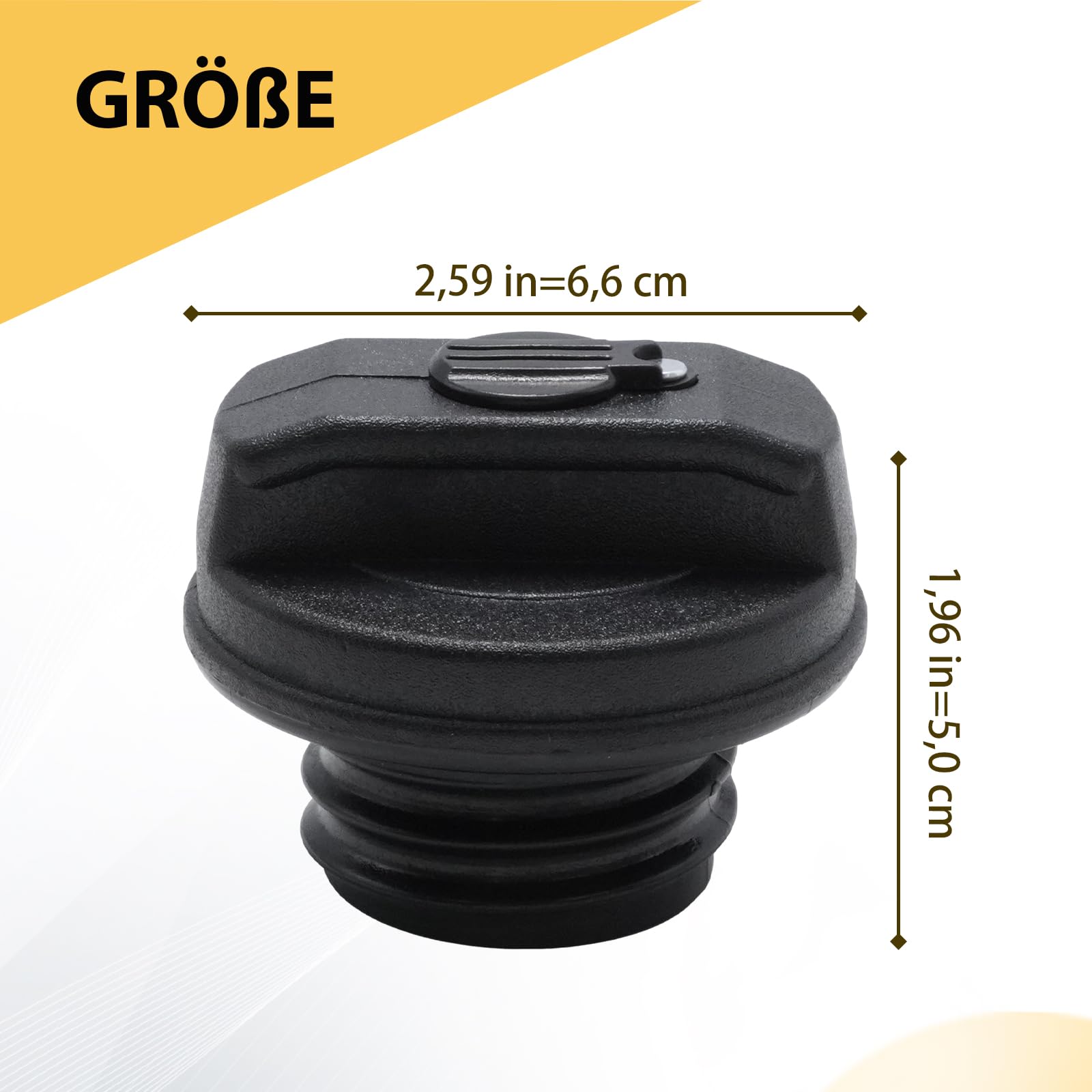 Hoypeyfiy 7020-010120 1 juego de tapas de combustible con cerradura de repuesto para CF-Moto CForce + 450 + EU4, EU5, repuesto para CF-Moto CForce + 520 + EU4, EU5