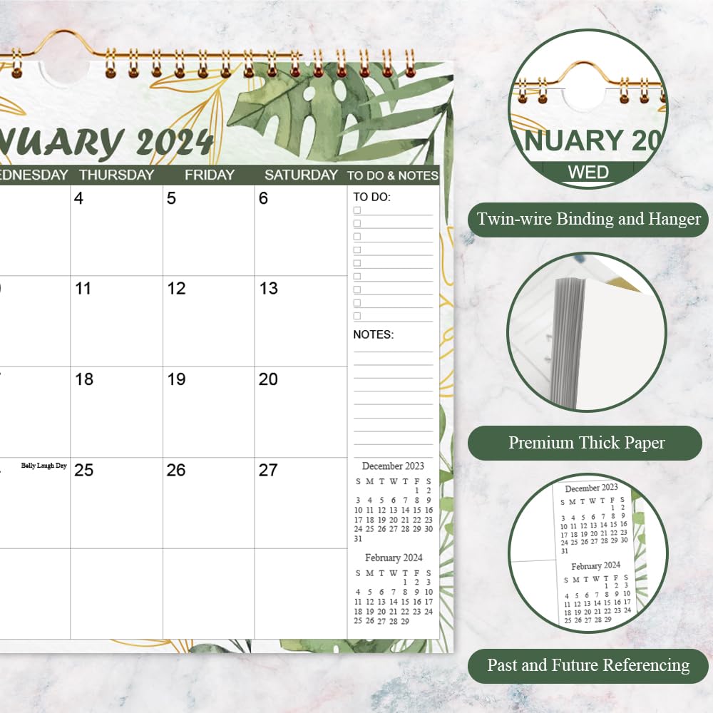 Snapklik.com : 2024 Calendar - Wall Calendar 2024