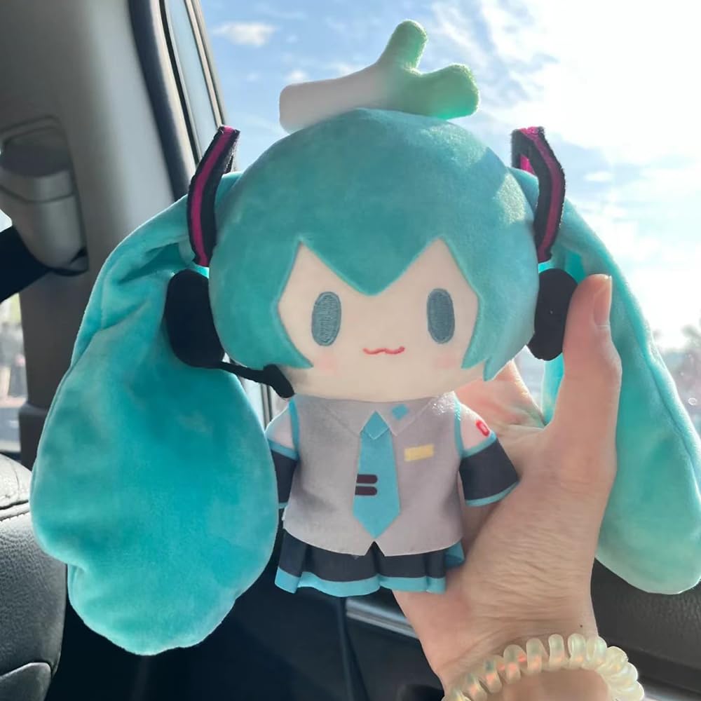 Amazon.co.jp: 初音 ぬいぐるみ ミク 人形 15cm ドール 葱 星 ミク
