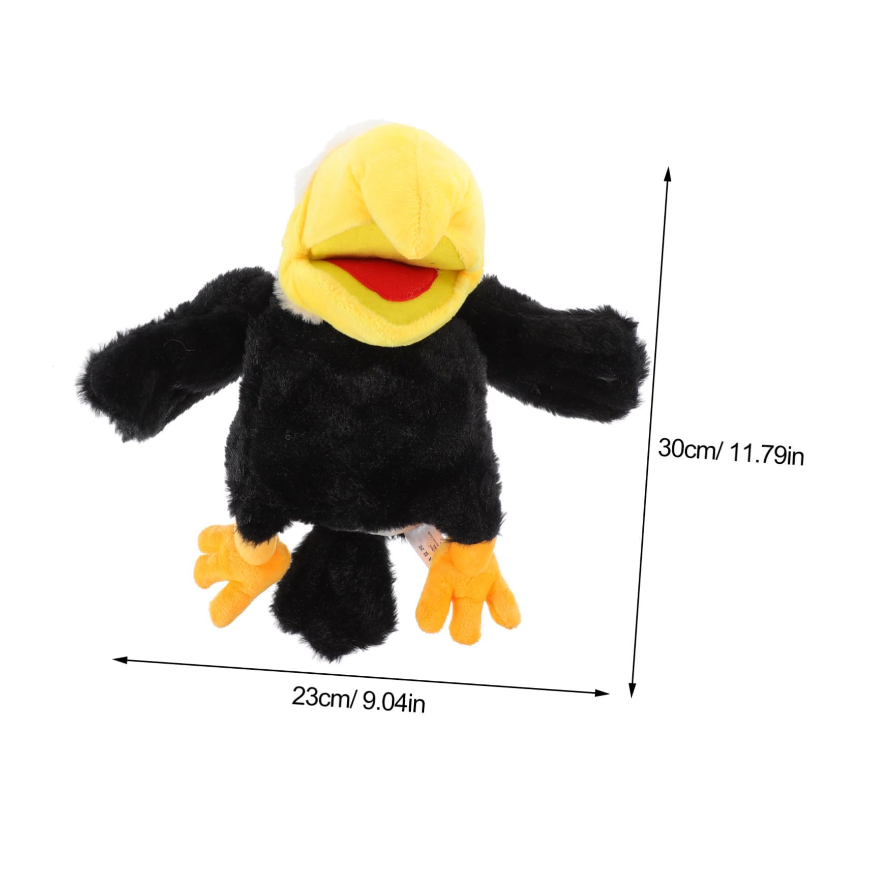 Beaupretty Marionetas de Mano de Búho de Dibujos Animados Juguetes de Peluche de Búho para Contar Historias Marioneta de Mano Interactiva Años