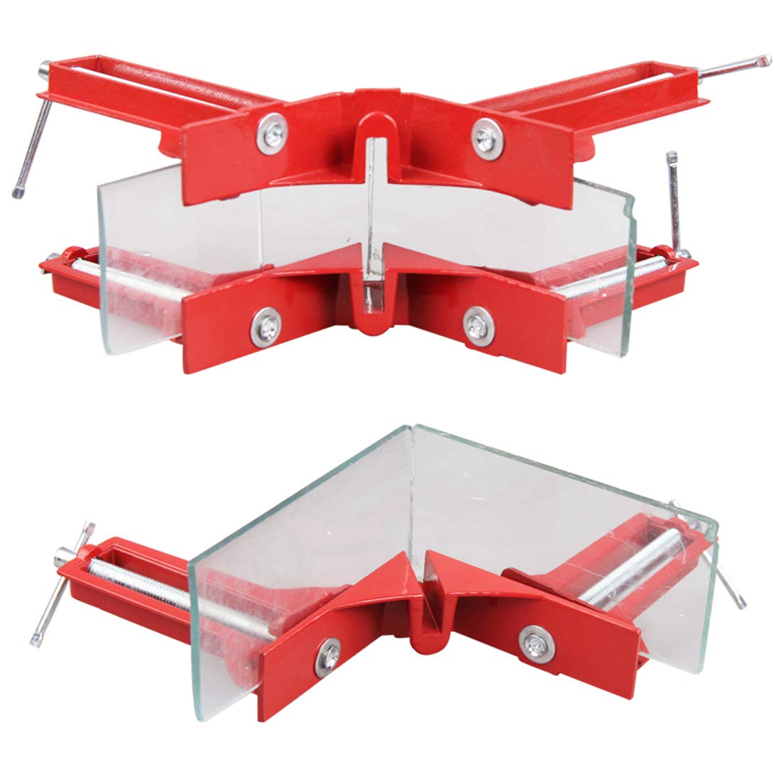 4x 90° Winkelspanner aus Aluminium | Winkelschraubstock schweissen für 4x 90° Winkelspanner aus Aluminium | Winkelschraubstock schweissen für