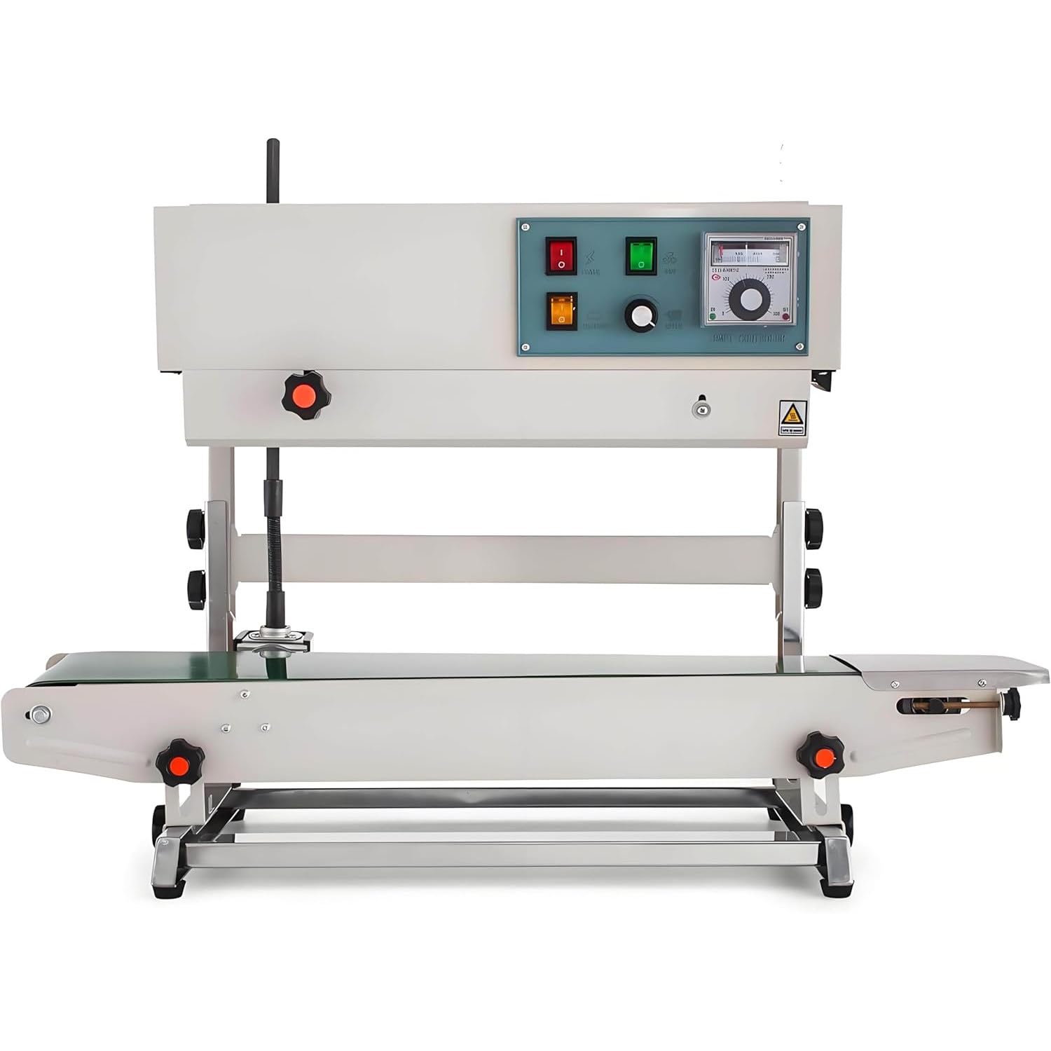 Máquina selladora al vacío industrial, sellado continuo automático para bolsas de líquidos y bolsas de pie, productos secos horizontales, velocidad de 0 a 12 m/min, control de temperatura de 0 a 300 °