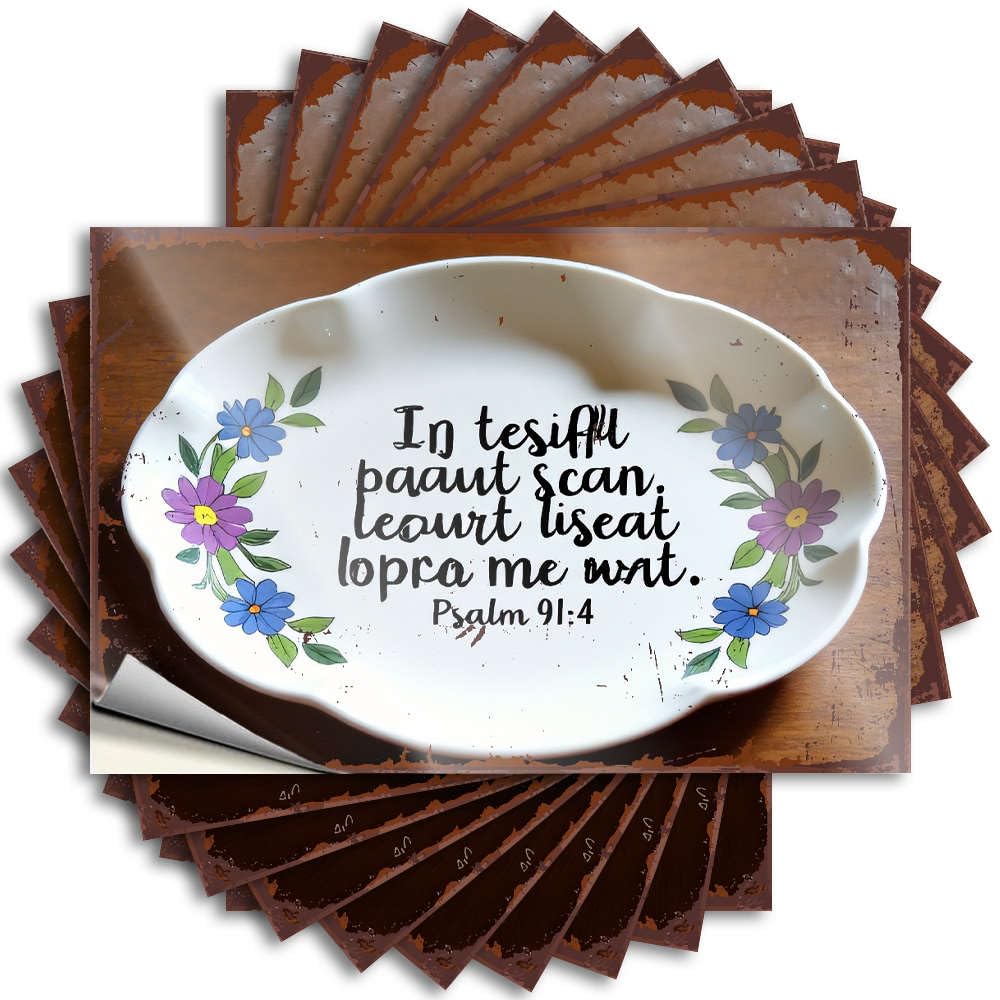 Fall Door Decor Wall Tattoo | in Test All Pains Shall Pass. Lord, Sit Above Me Always. Summer Durable Vinyl Sticker Easy Apply for Autumn(6X9CM)