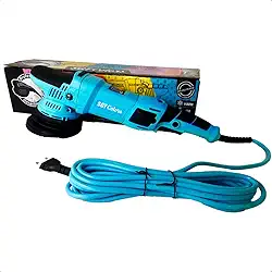 Politriz -z Roto Orbital Colors 15mm 110V – 1050W, 2.500 a 5.500 RPM 50/60Hz com 6 Velocidades e Cabo Siliconado (Azul)