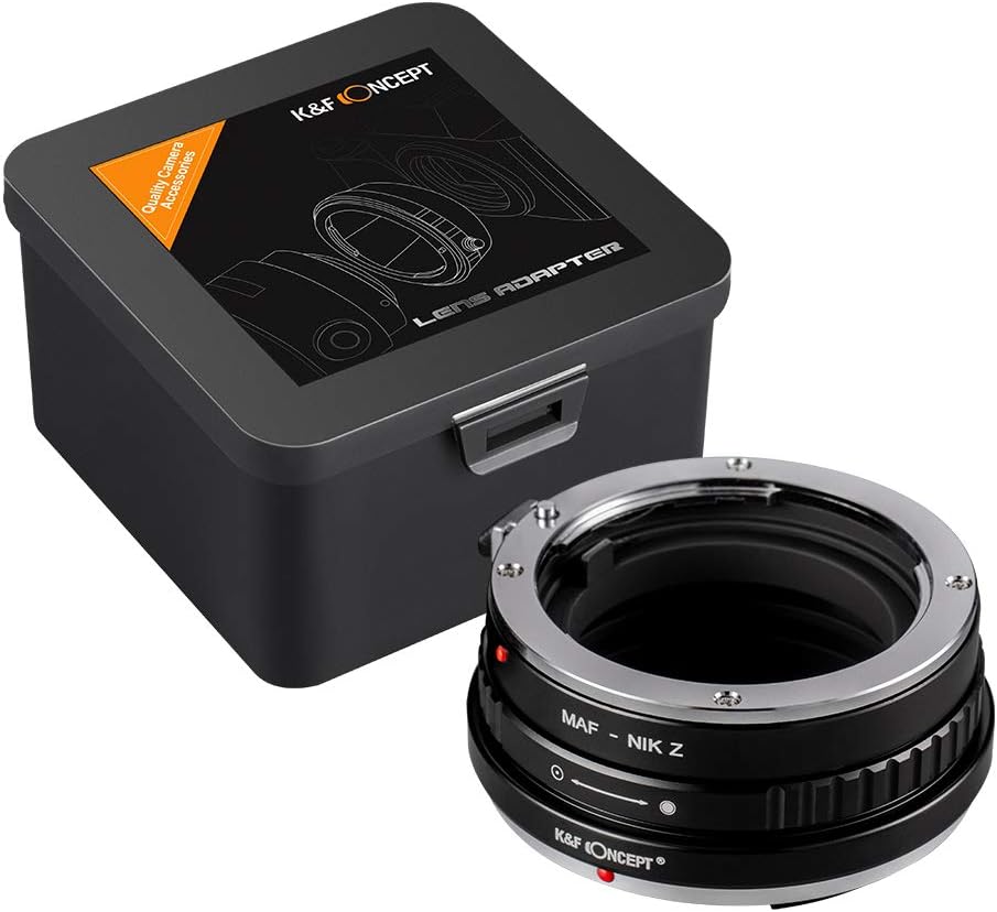 K&F Concept Lens Mount Adapter for Minolta MA AF Mount Lens to Nikon Z6 Z7 Camera