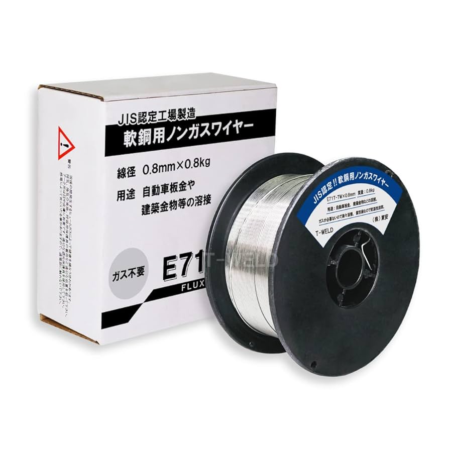 溶接ワイヤー EENOUR半自動溶接機 溶接ワイヤー ノンガスワイヤー 1mm 1kg E71T-GS