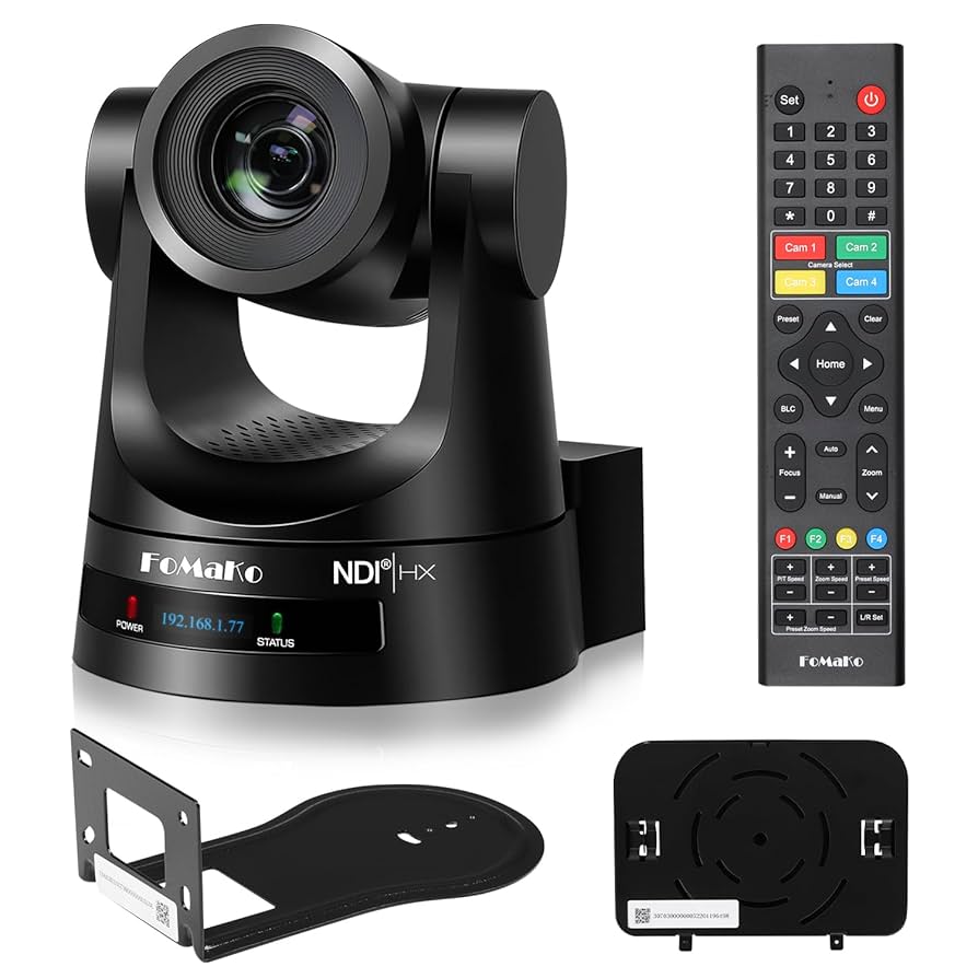 FoMaKo  KN20A PTZカメラ NDI対応　Web会議配信など Amazon.com : FoMaKo NDI PTZ Camera (NDI 6 & NDI HX3