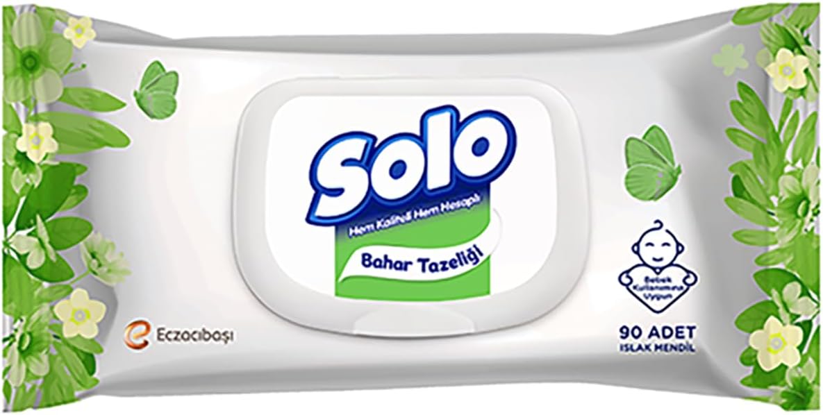 Solo Islak Havlu Kapaklı 90 Yaprak