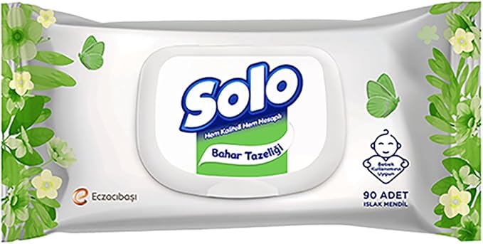 Solo Islak Havlu Kapaklı 90 Yaprak