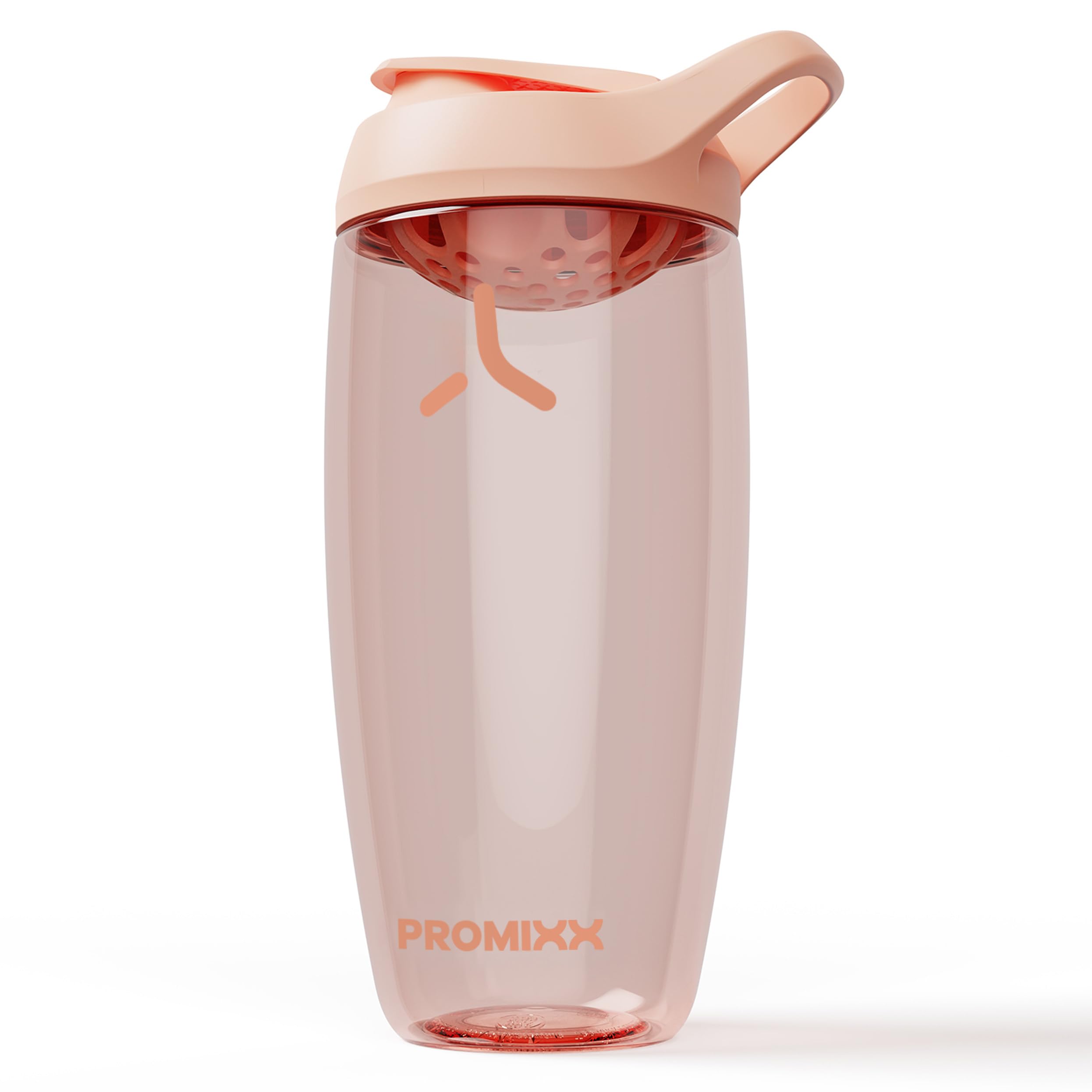 Promixx PURSUIT Eiweiß Shaker – 700ml Premium Shaker für Proteinpulver, Supplements & Pre-Workout – Auslaufsicher, BPA-frei, Leicht zu Reinigen – Koralle