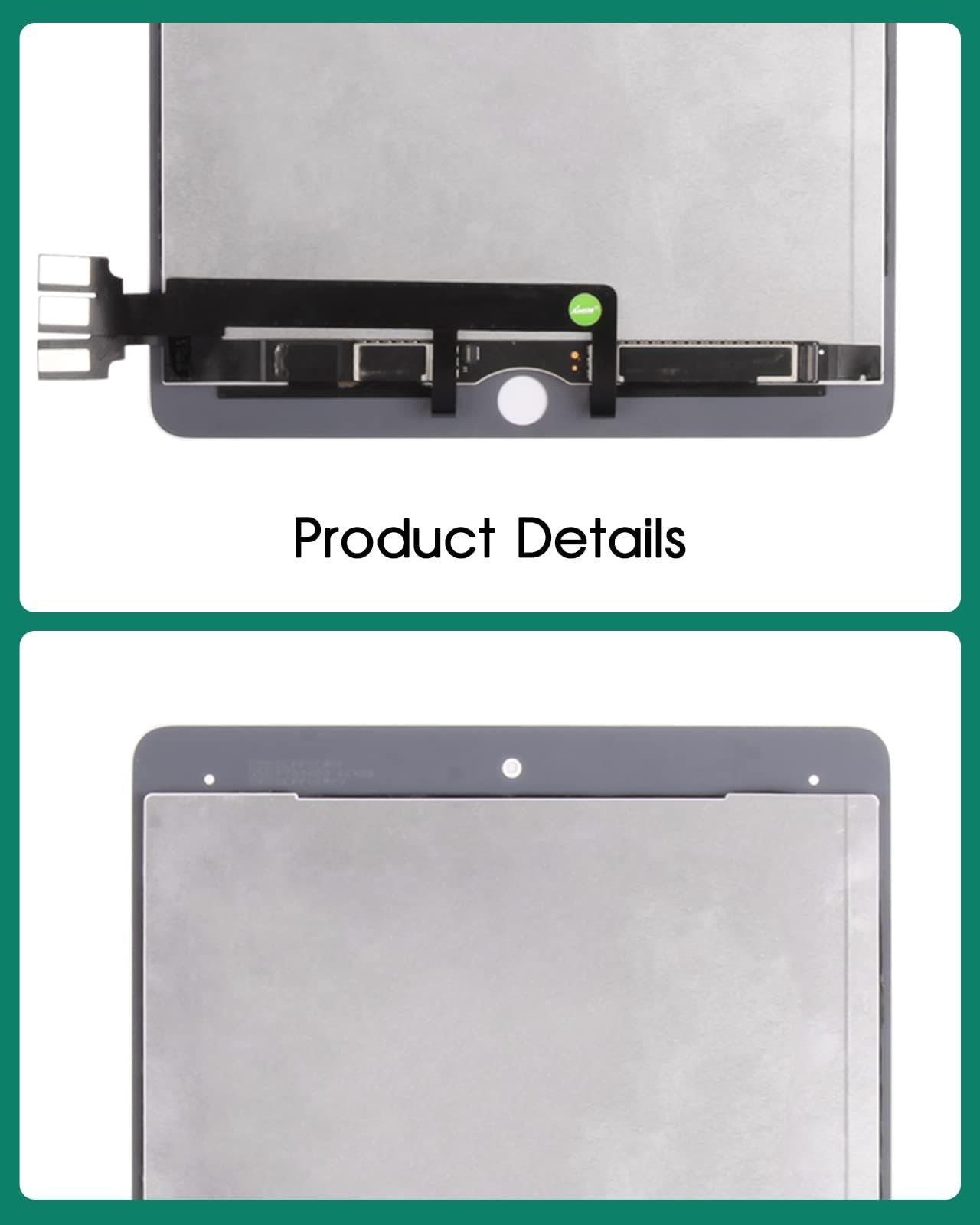 SRJTEK Per iPad Pro 9.7 pollice A1673 A1674 A1675 Touch Screen Sostituzione Digitizer Assembly Parti Kit Per iPad Pro 9.7 2016 Schermo LCD Display (Bianco)
