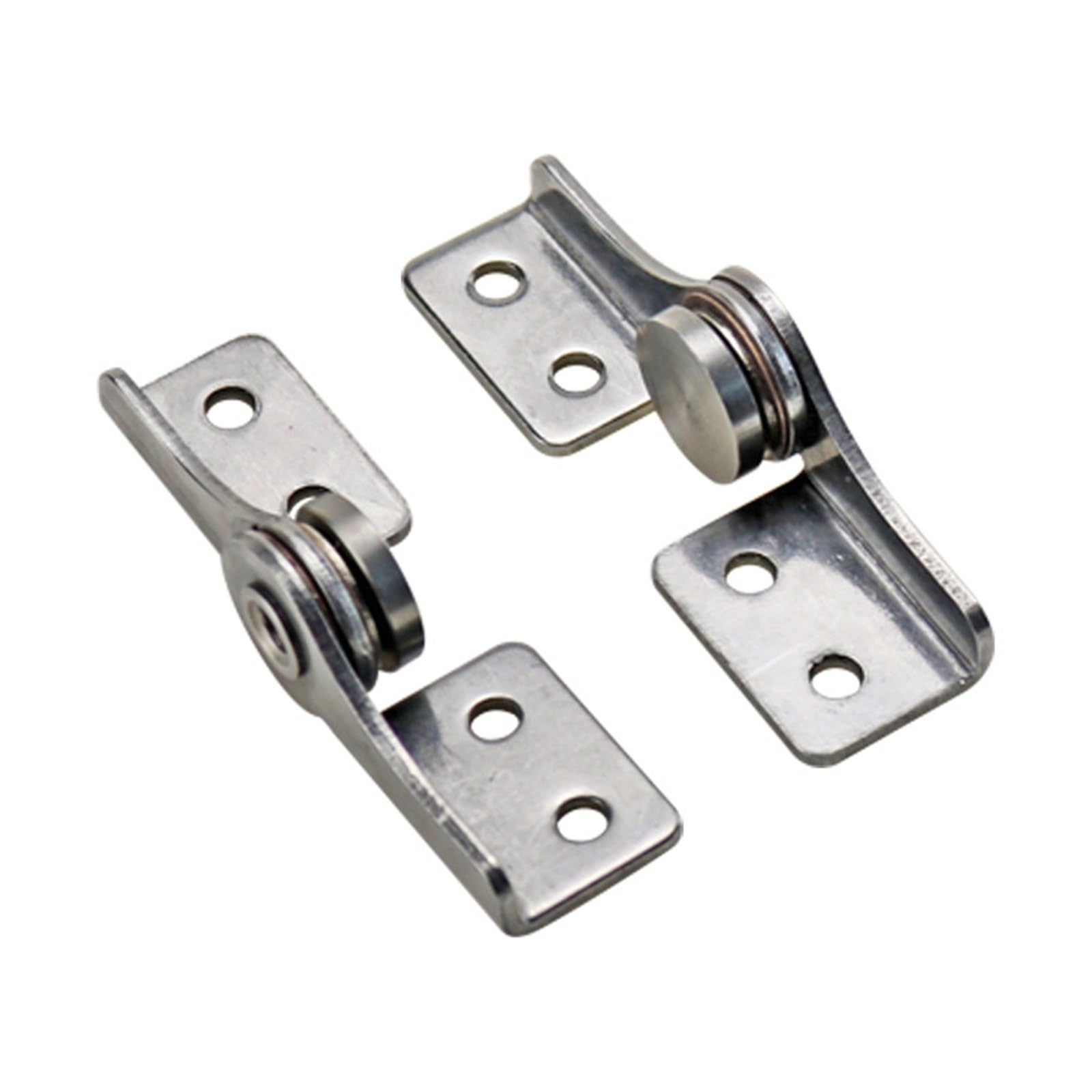 Charnière d'amortissement pour coffre de rangement en inox et pivot de meuble en L