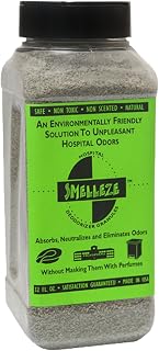 SMELLEZE Natural Medical Odor Remover Deodorizer: 2 lb. Granules Eliminates Sickroom & Medical Stench
