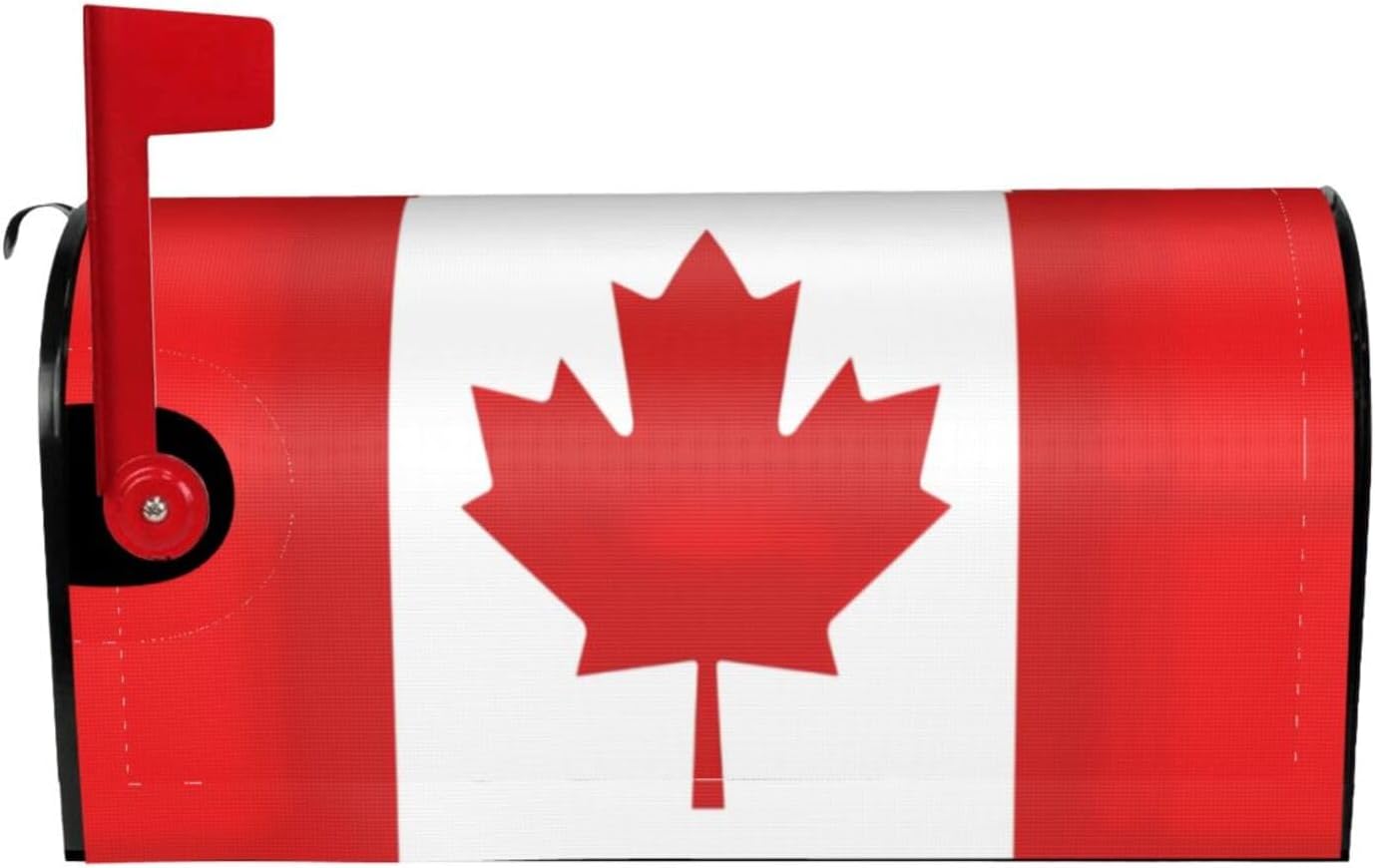 Canada Flag 02 Mailbox Covers Magnetic Wraps Post Letter Box Cover Garden Home Decor Standard Size 21" H x 18" W