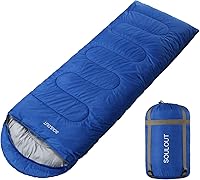 Vista 11 de 3-4 Season Sleeping Bag for Adults & Kids, Lightweight Warm Cold Weather Camping Bag with Waterproof Compression Sack – Portable for Hiking