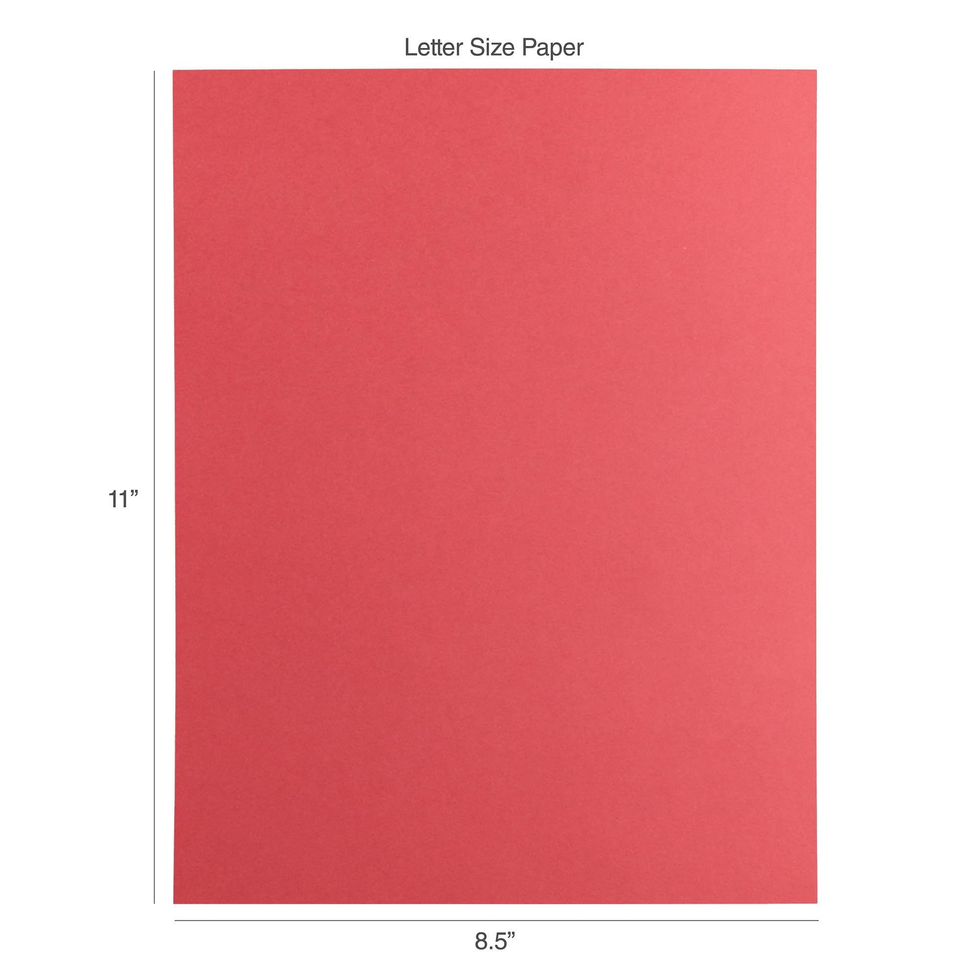Cardstock 8,5 x 11 Papierpackung – 29,5 kg Karton für Bastelarbeiten, Kartenherstellung, Drucker, 200 Scrapbook-Blätter, verschiedene Farben, doppelseitig mit festem Kern, Kaleidoskop