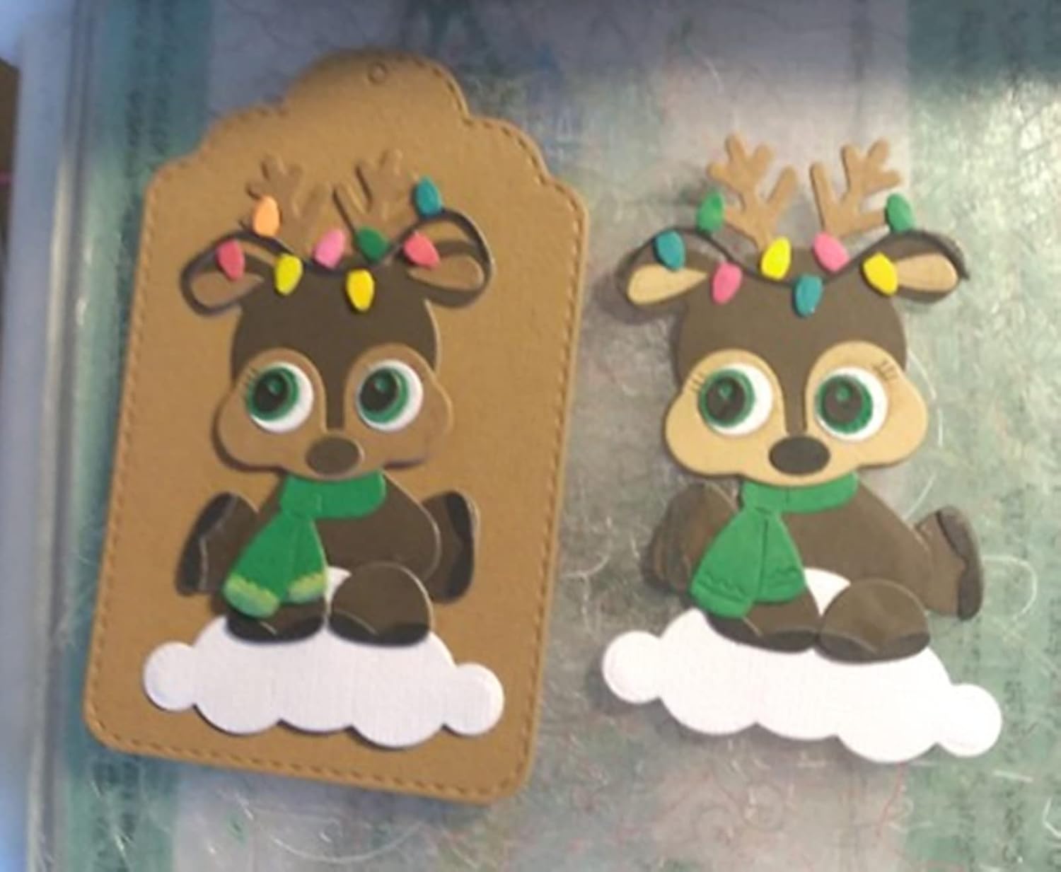 Christmas Deer Metal Die Cuts,Cute Animals Elk Cutting Dies Cut Stencils for DIY Scrapbooking Photo Decorative Embossing Paper Dies for Scrapbooking Card Making : Arts, Crafts & Sewing