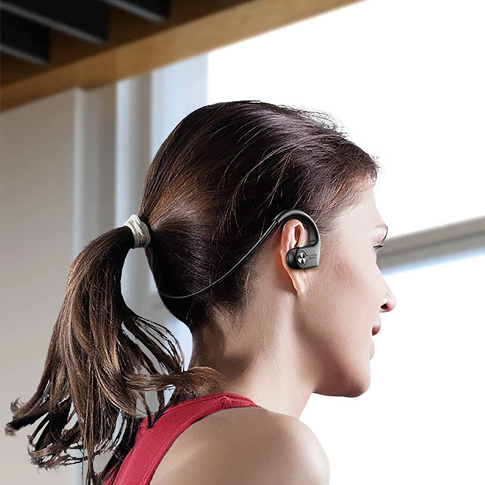 RSGK Odtwarzacz MP3, zestaw słuchawkowy do pływania, transmisja przewodnictwa kostnego, układ Bluetooth 5.0, wodoodporność IPX8, sport, bieganie, fitness, 32 G, zestaw słuchawkowy Bluetooth z pamięcią