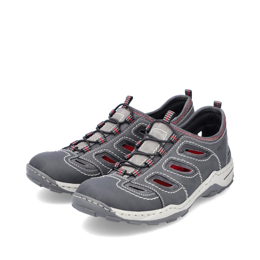 Rieker Homme Chaussures à Lacets 08065, Monsieur Chaussures Confortables